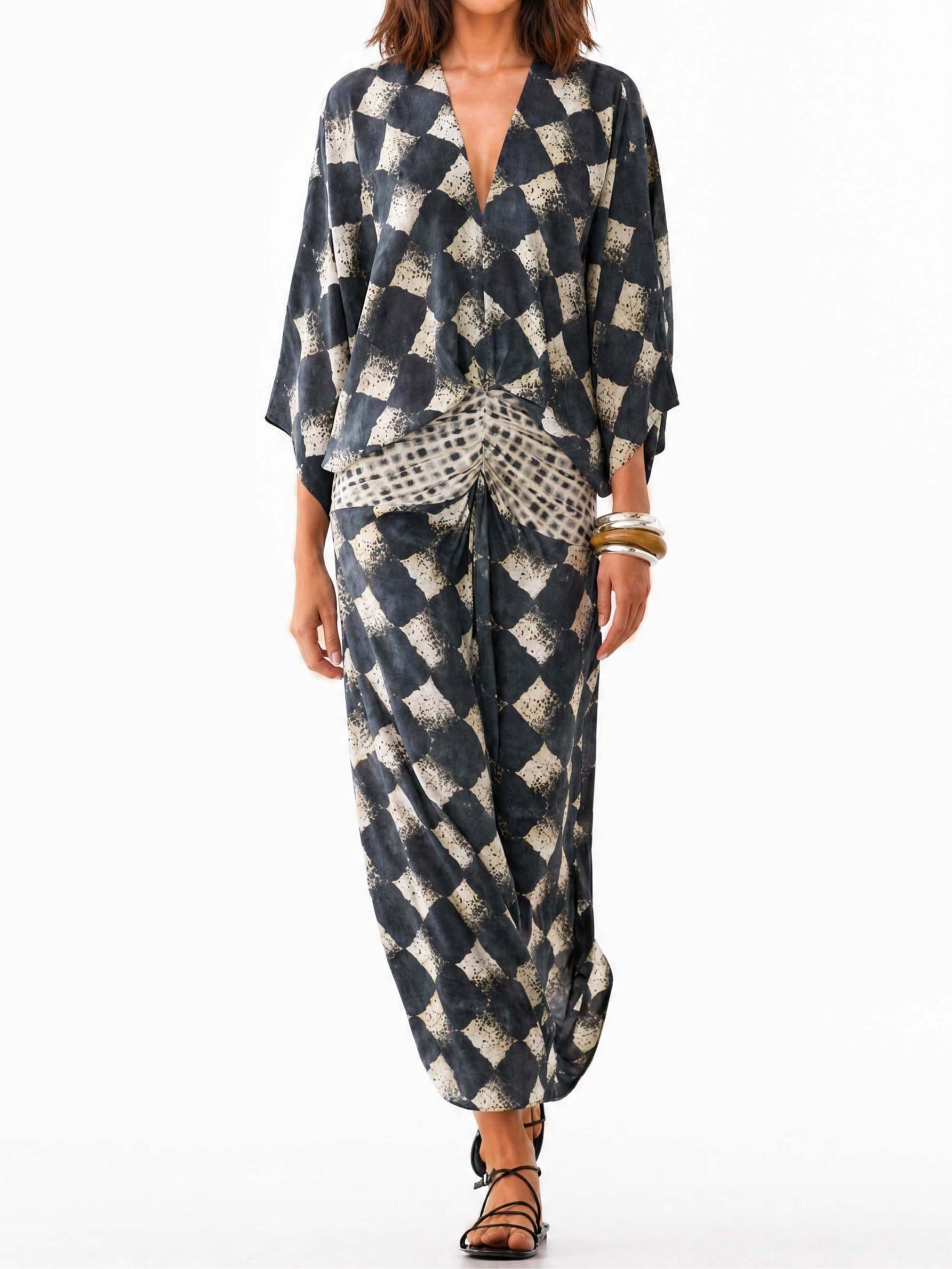 Maelia | Vestido Mosaico Mediterráneo - Talla M