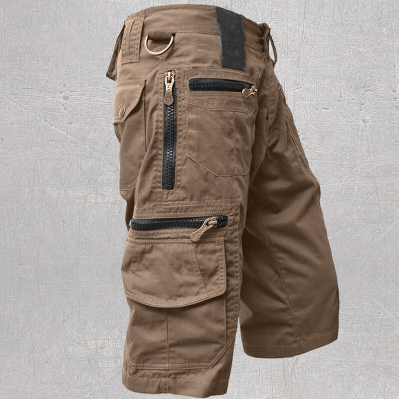 Short Cargo Jimmy Valmont — Hombre Outdoor Premium | Gris, Marrón, Negro y Verde
