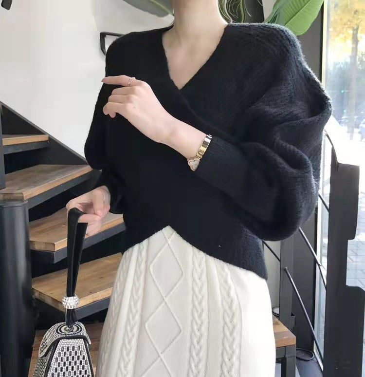 Jersey Croisé Valmont — Elegancia irresistible | Camel