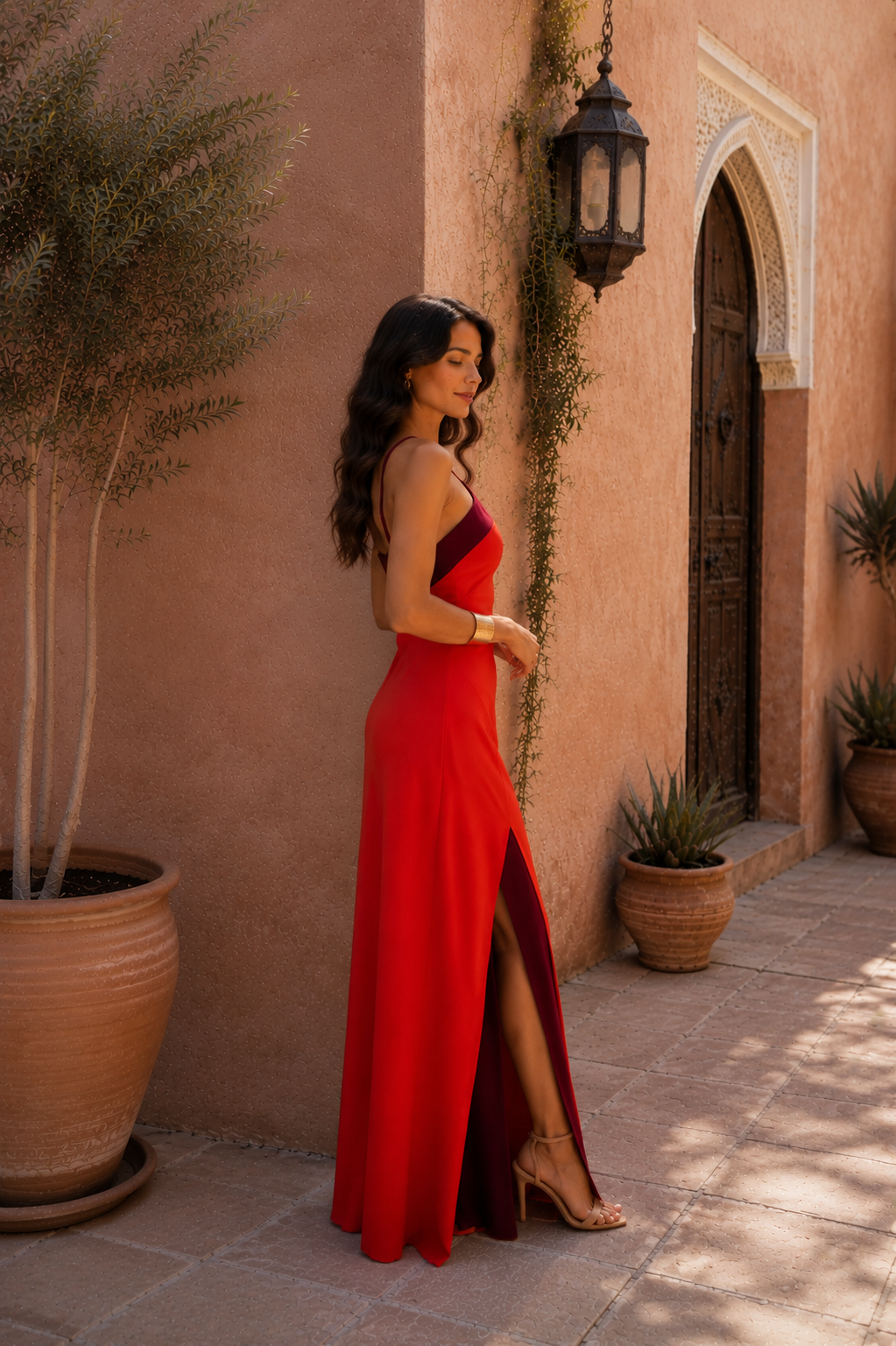 Oasis Rojo Valmont — Vestido | Colección Marrakech
