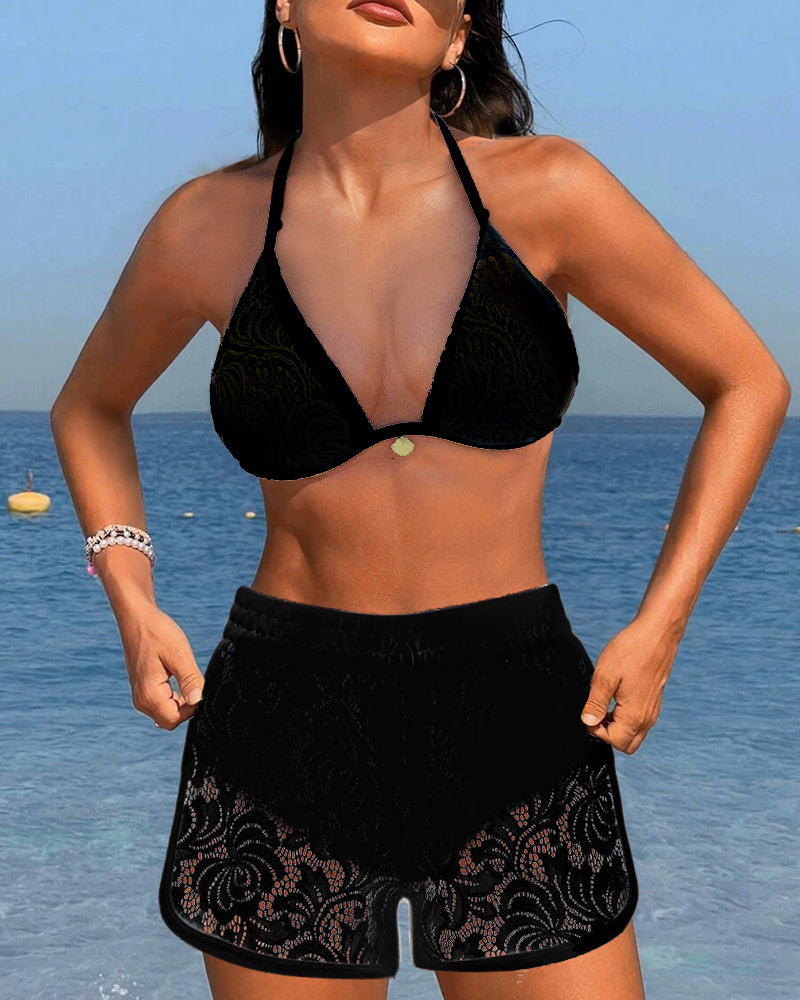 Bikinis Amélie Valmont — confianza que brilla bajo el sol | Conjunto Bikini en Encaje