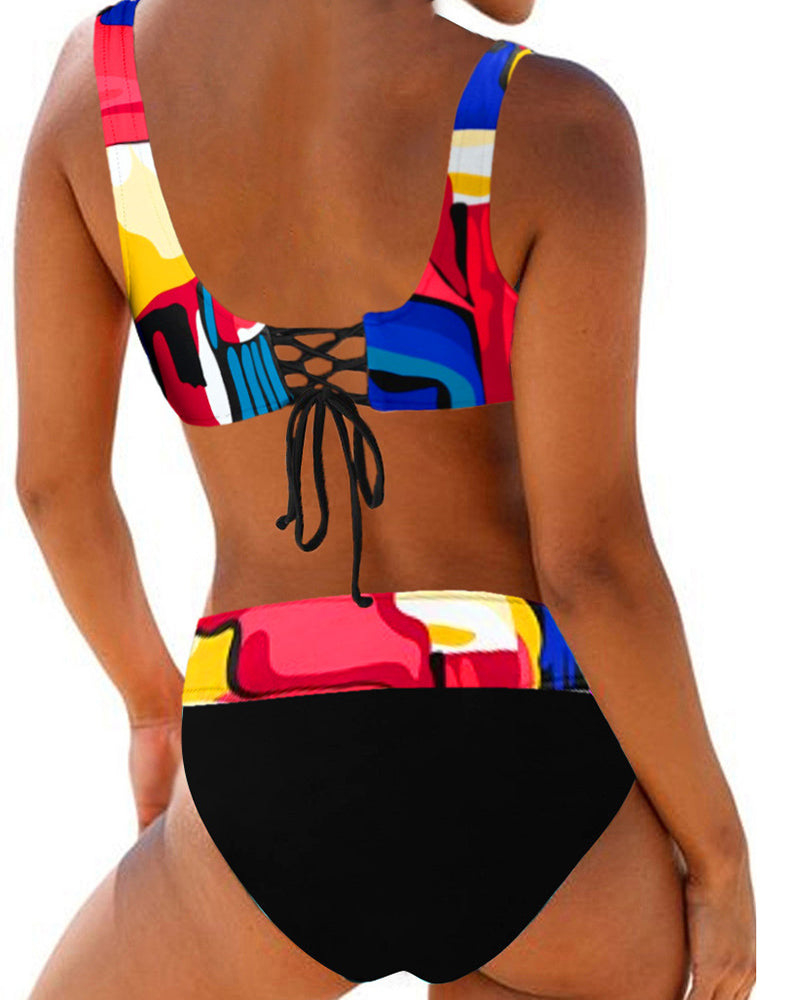Bikinis Eva Valmont — confianza que brilla bajo el sol | Bikini Colorido Alegre