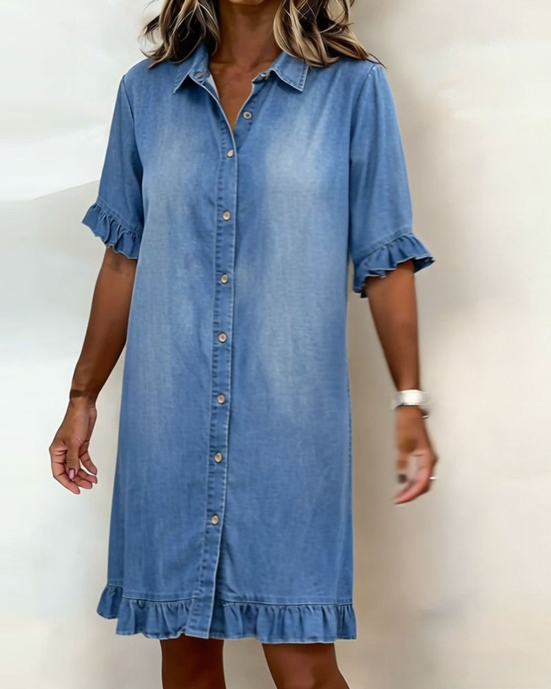 Vestidos Claire Valmont — feminidad que te transforma | Vestido Vaquero Fluido & Femenino