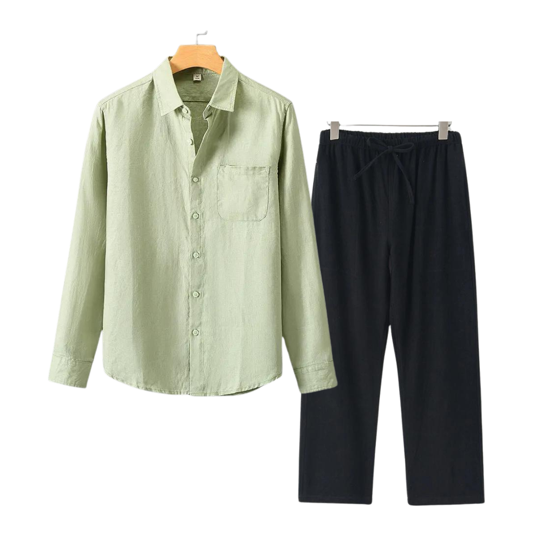 Conjunto Linge Valmont — Distinción sin esfuerzo | Beige