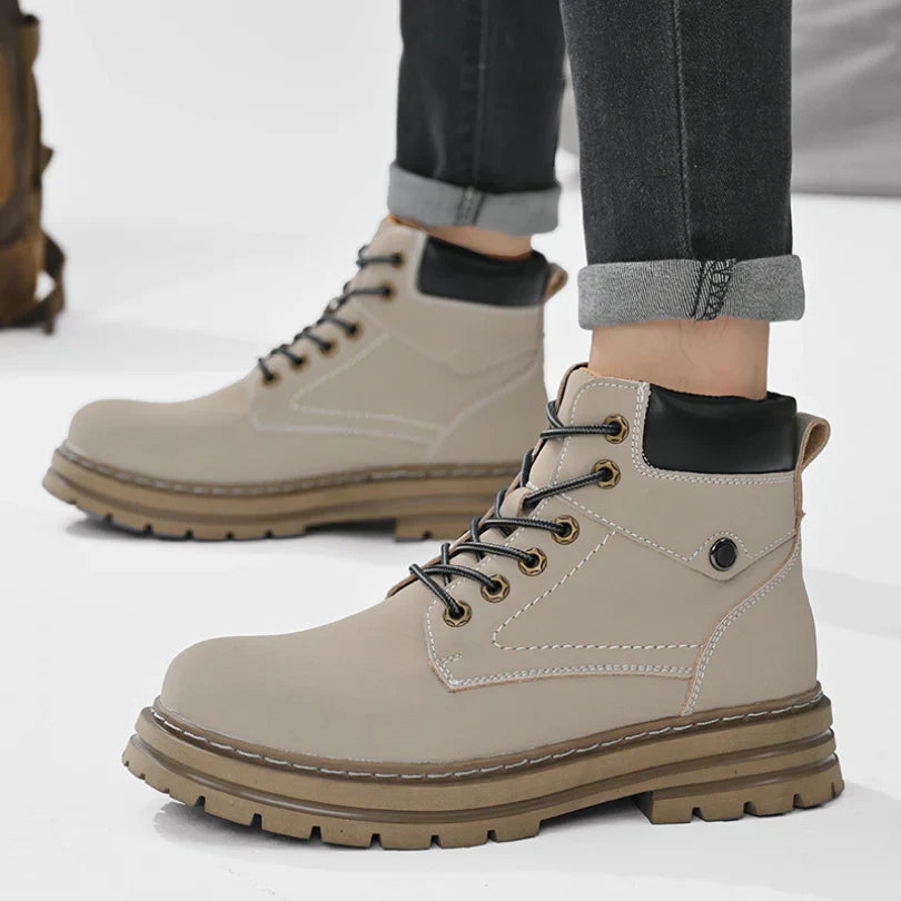 Botín Worker Luxe con Elevación Invisible +6cm