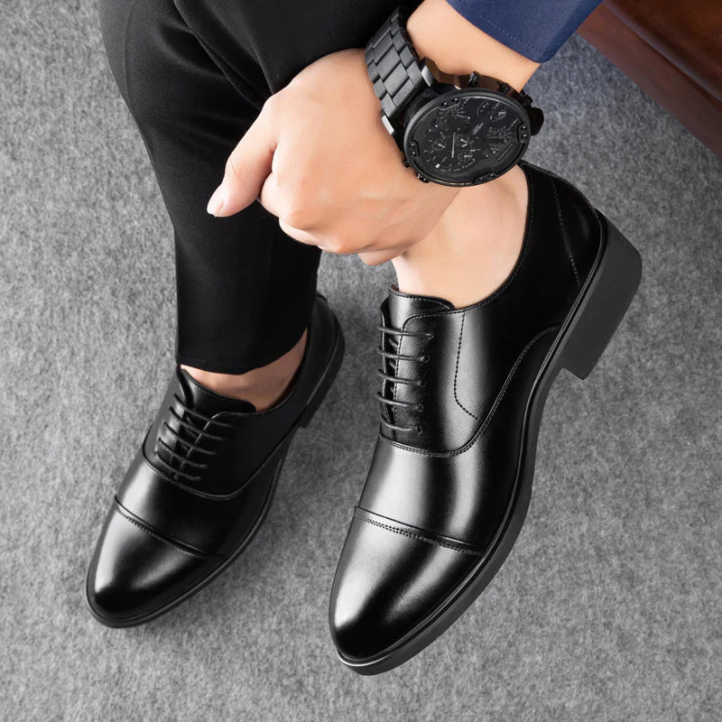 Zapato Val Noir — Elevación Invisible +6cm | El Favorito