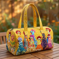 Bolso Estelle Valmont — Sac de Voyage Artesanal & Luminoso | Estampado Único