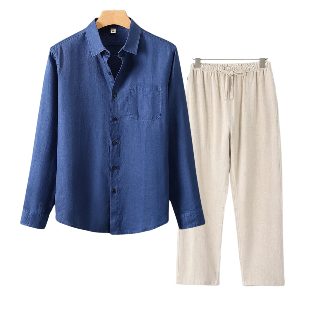 Conjunto Linge Valmont — Distinción sin esfuerzo | Beige