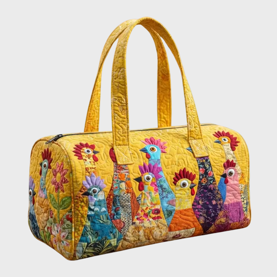 Bolso Estelle Valmont — Sac de Voyage Artesanal & Luminoso | Estampado Único