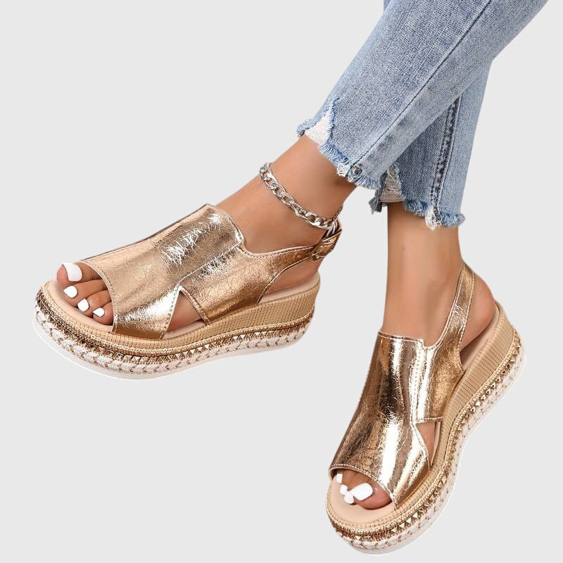Sandalias Veronica Valmont — libertad que acaricia el suelo | Sandalias Ortopédicas Elegantes