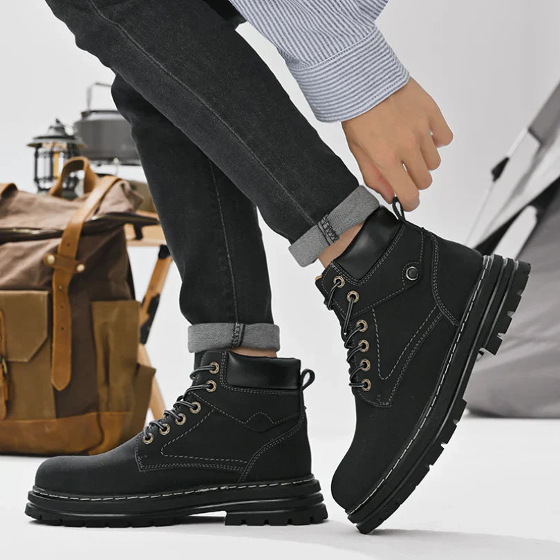 Botín Worker Luxe con Elevación Invisible +6cm