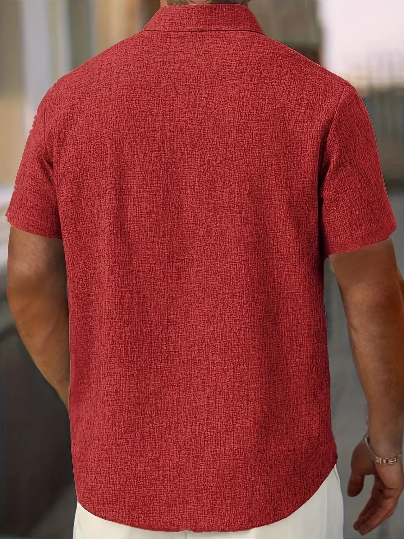 Camisa Lin Valmont — Distinción sin esfuerzo | Beige