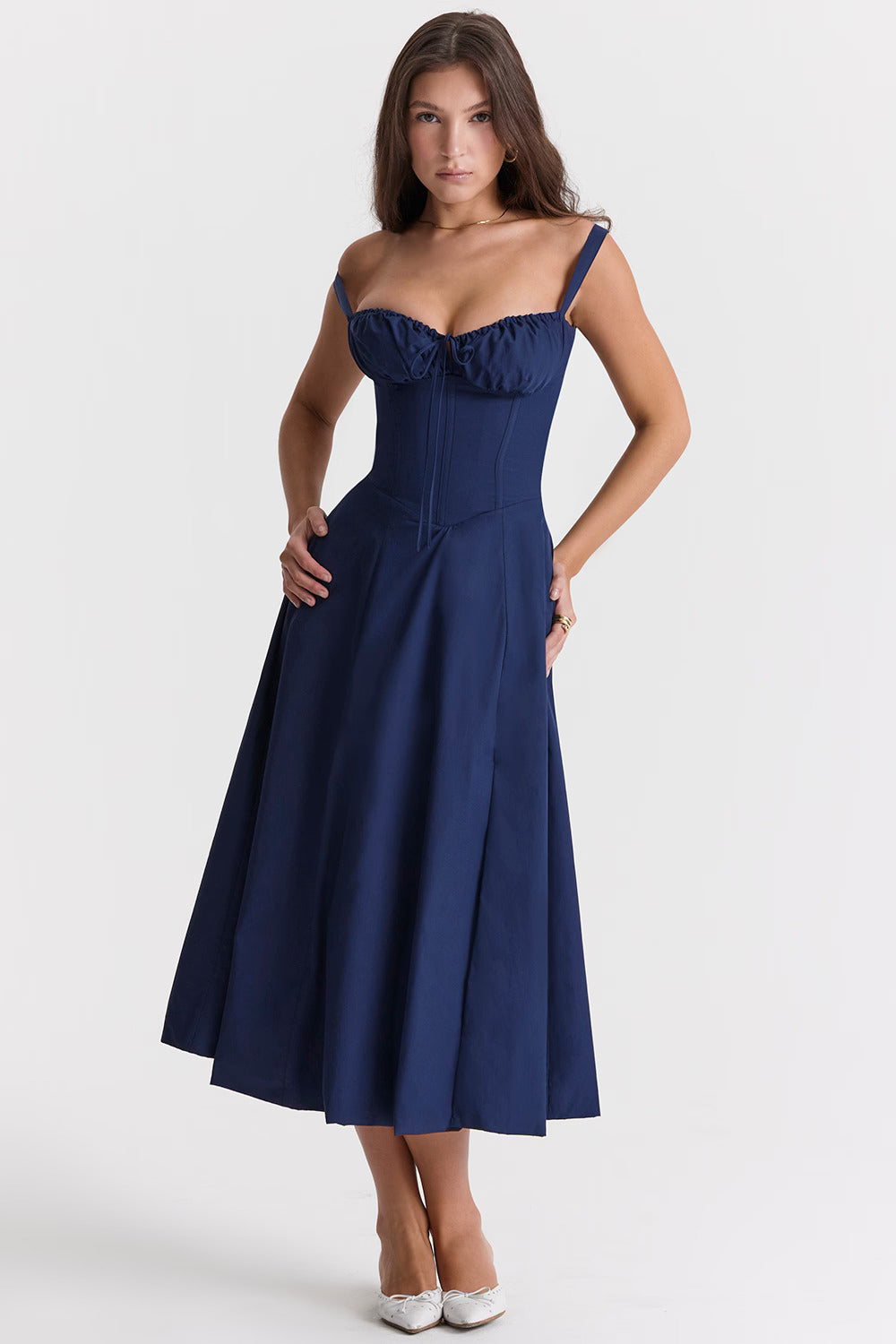 Lucie Valmont — Vestido Mediterráneo | Brisa del Sur