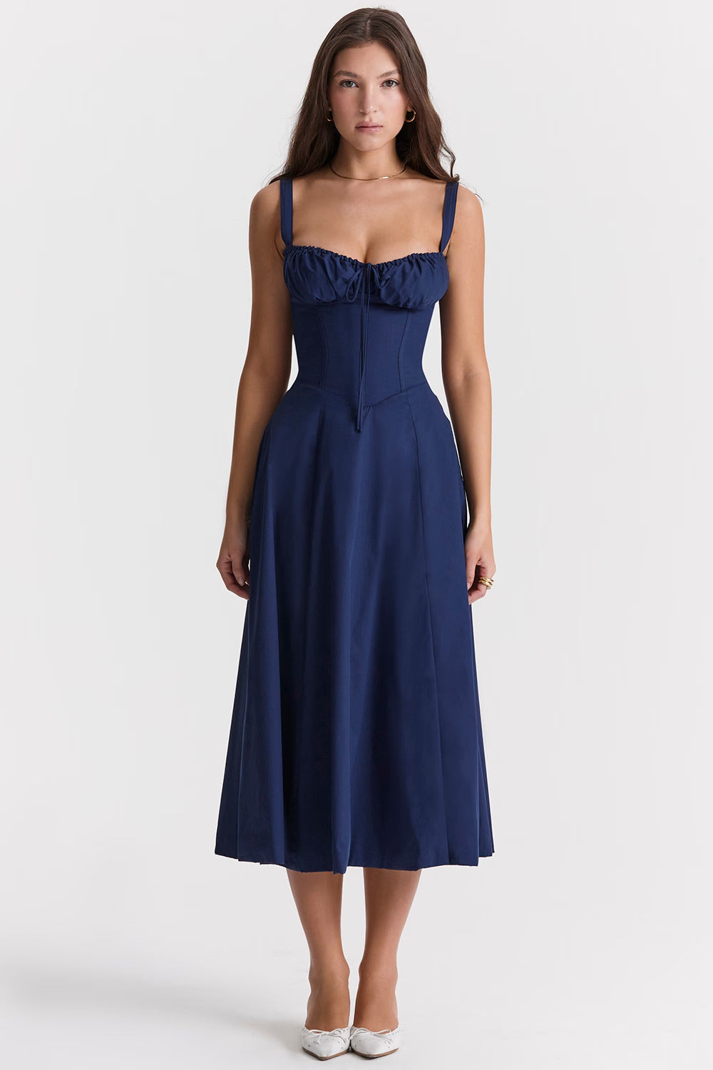 Lucie Valmont — Vestido Mediterráneo | Brisa del Sur
