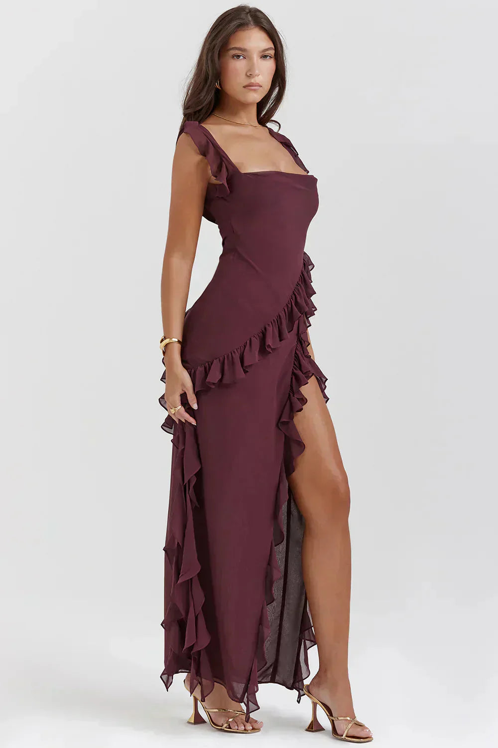 Vestido Fendue Valmont — Elegancia irresistible | Negro