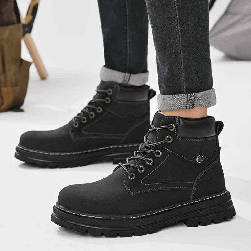 Botín Worker Luxe con Elevación Invisible +6cm