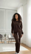 Stella Glam Valmont — Conjunto Sudadera & Pantalón Glitter | Noche que Deslumbra