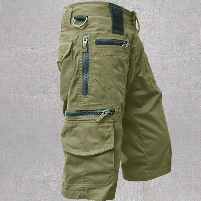 Short Cargo Jimmy Valmont — Hombre Outdoor Premium | Gris, Marrón, Negro y Verde