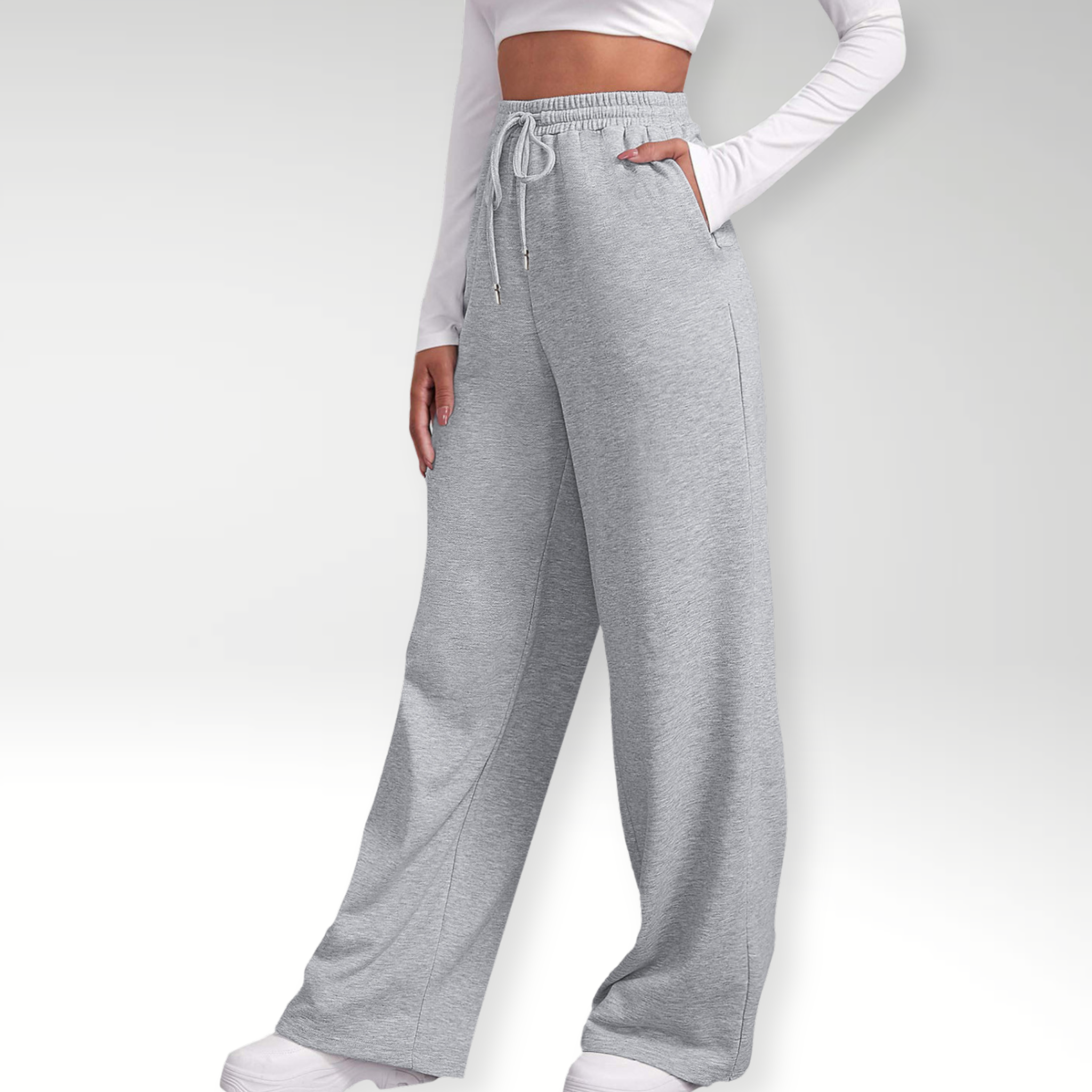 Jogger Wide Valmont — Distinción sin esfuerzo | Negro