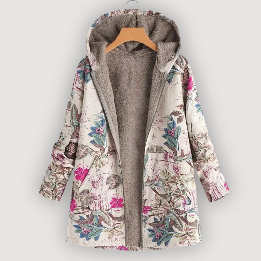 Abrigos Alyssa Valmont — elegancia que protege y enamora | Abrigo Floral Acogedor