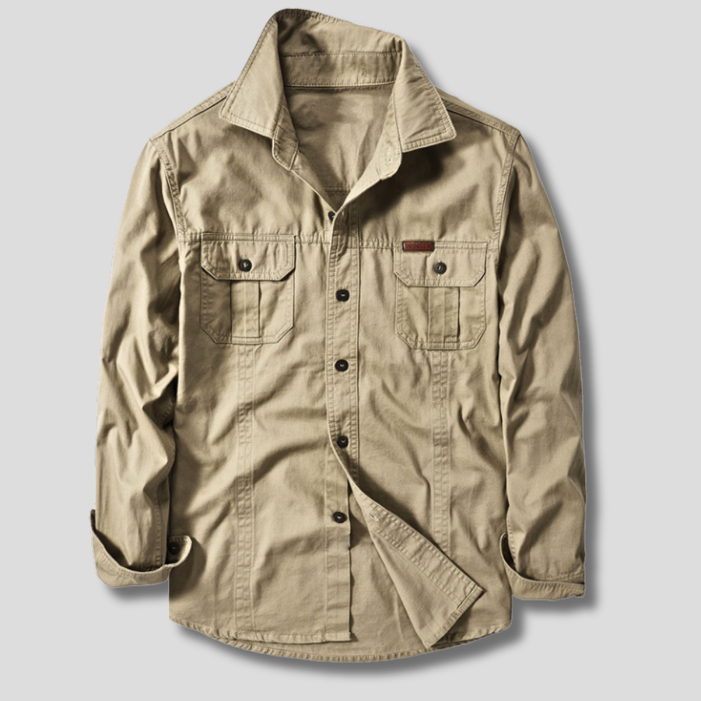 Camisa Cargo Valmont — Distinción sin esfuerzo | Verde