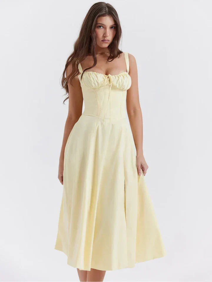Lucie Valmont — Vestido Mediterráneo | Brisa del Sur