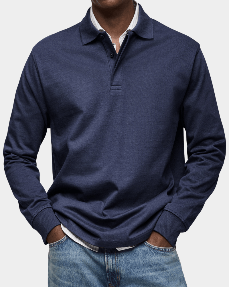 Polo Henri Valmont — Clásico Manga Larga Premium | 10 Colores