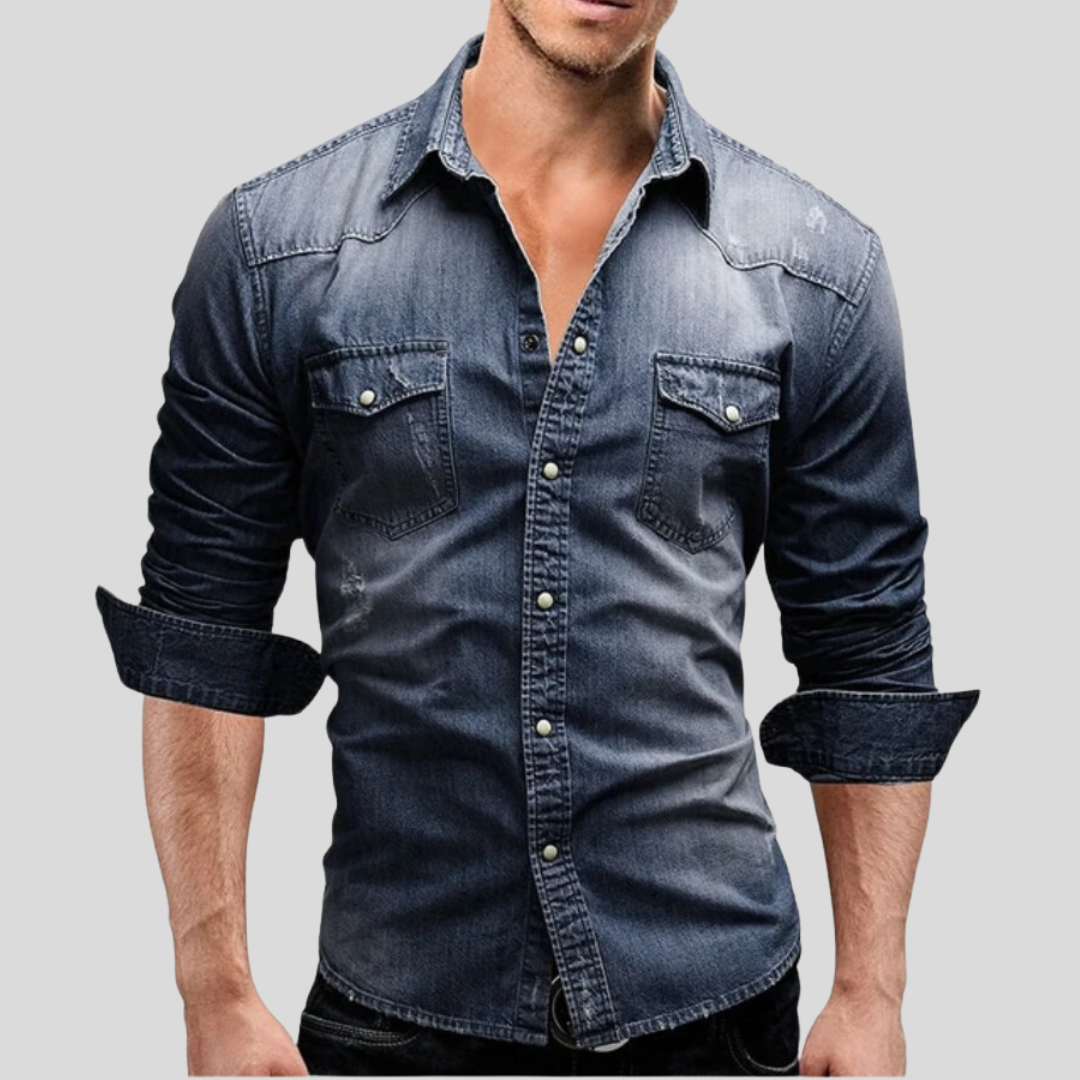 Camisa Denim Valmont — Distinción sin esfuerzo | Denim