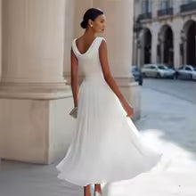 Emma | Vestido Midi Elegante de Ceremonia