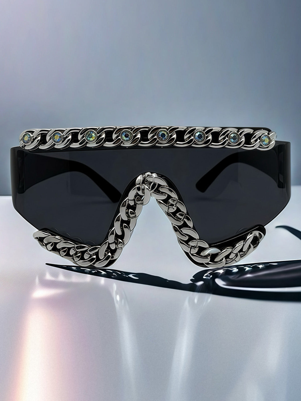 Gafas Chain Glam Valmont — Actitud irresistible | Dorado