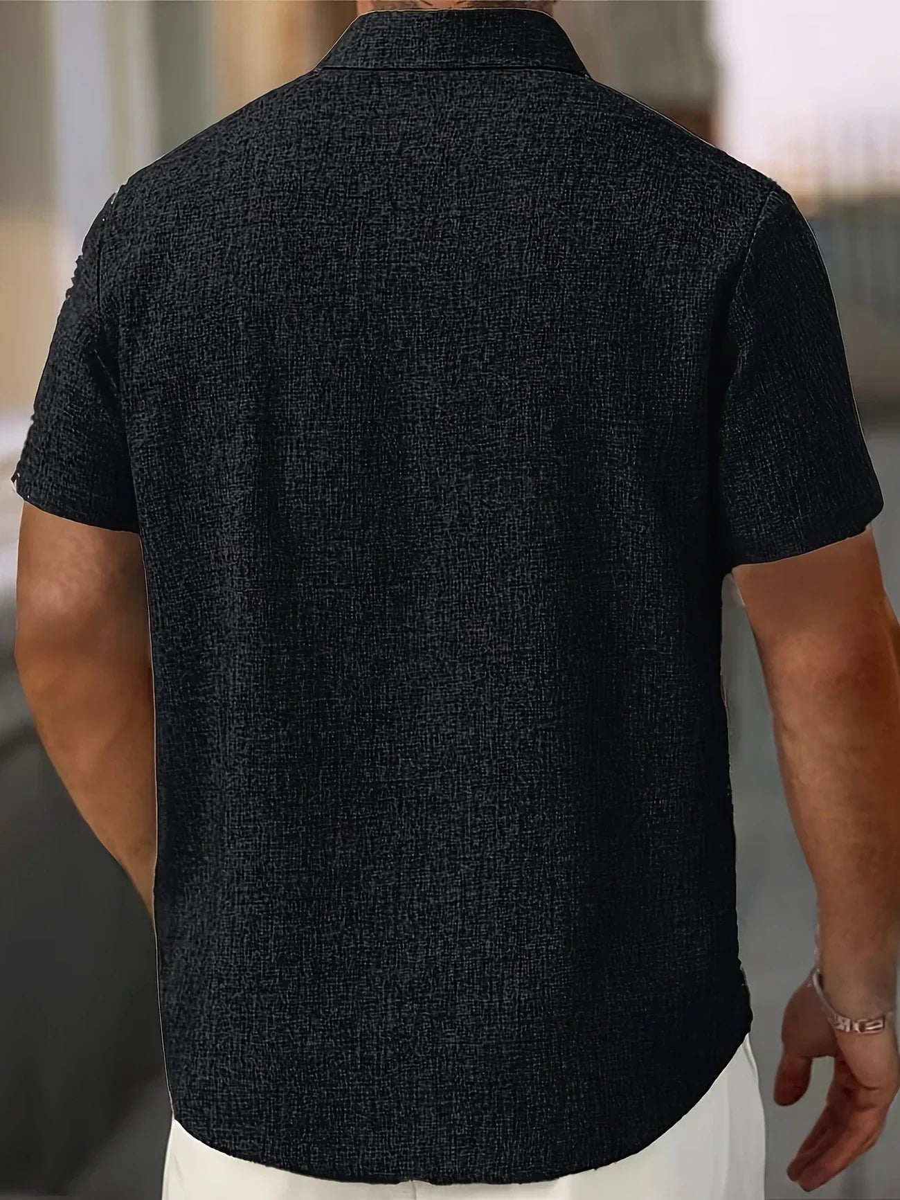Camisa Lin Valmont — Distinción sin esfuerzo | Beige
