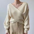 Jersey Croisé II Valmont — Elegancia irresistible | Blanco