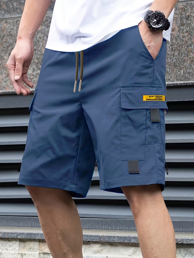 Short Norbert Valmont — Cargo Multi-Bolsillos Verano | Hombre