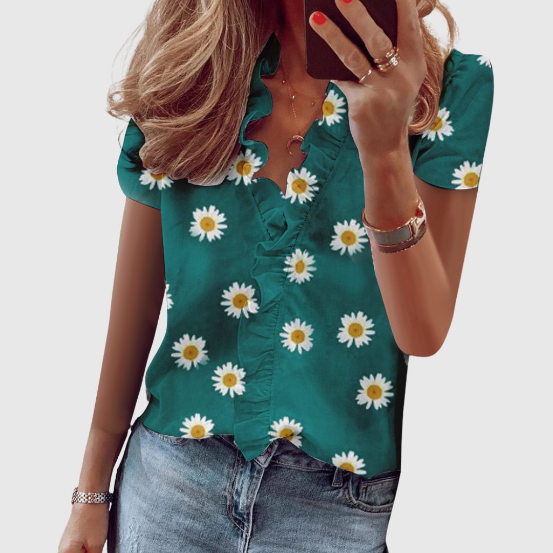 Blusas Isadora Valmont — delicadeza que enmarca tu belleza | Blusa de Verano Elegante