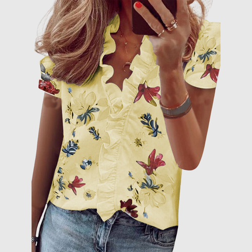 Blusas Isadora Valmont — delicadeza que enmarca tu belleza | Blusa de Verano Elegante