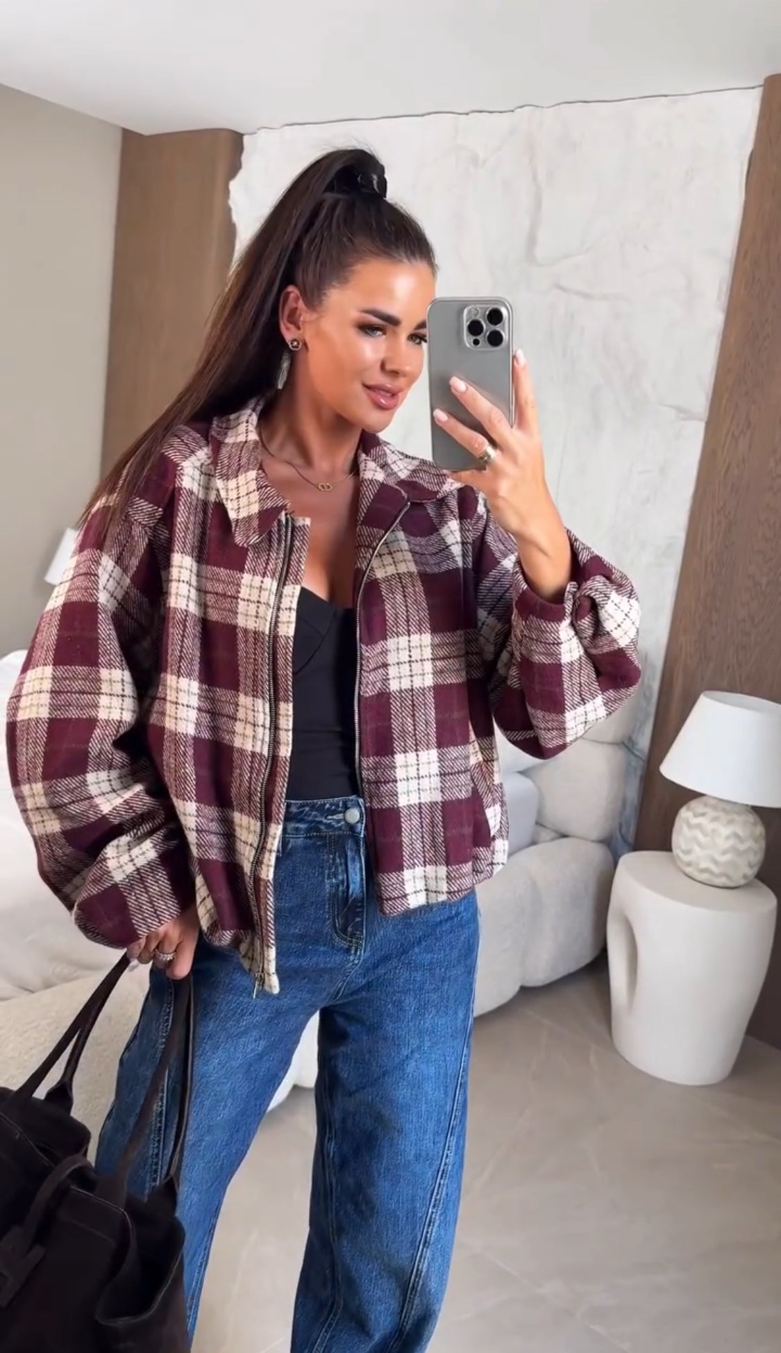 Rossella Check Valmont — Chaqueta Acolchada Cuadros Escoceses | Scottish Luxe