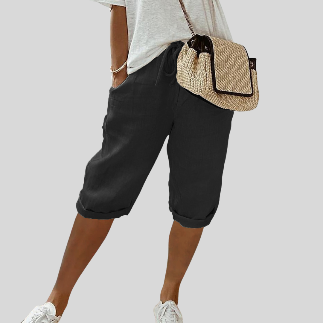 Shorts Short Fluide Confort Élégant Valmont — libertad con corte impecable | Short Fluide Confort Élégant