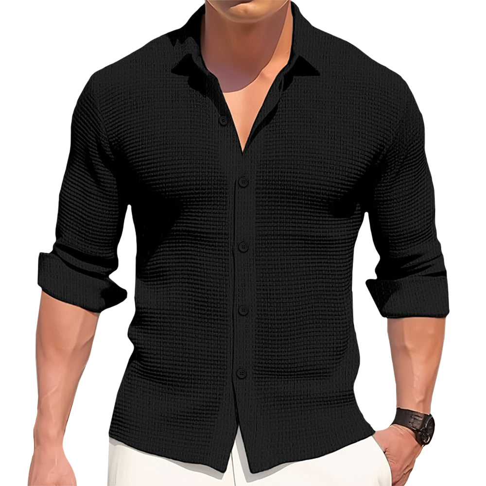 Camisa Coton Valmont — Distinción sin esfuerzo | Blanco