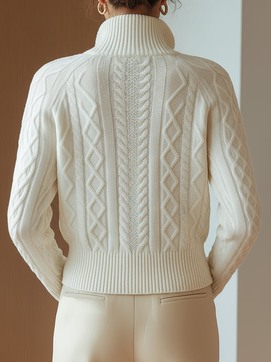 Célestine Valmont — Jersey Punto Suave Cuello Alto | FIN REBAJAS -70%