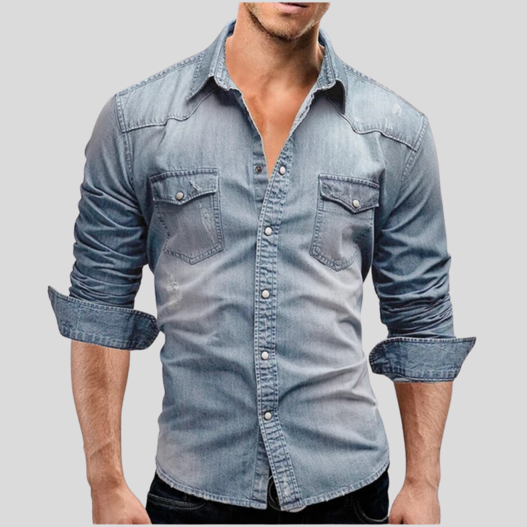 Camisa Denim Valmont — Distinción sin esfuerzo | Denim