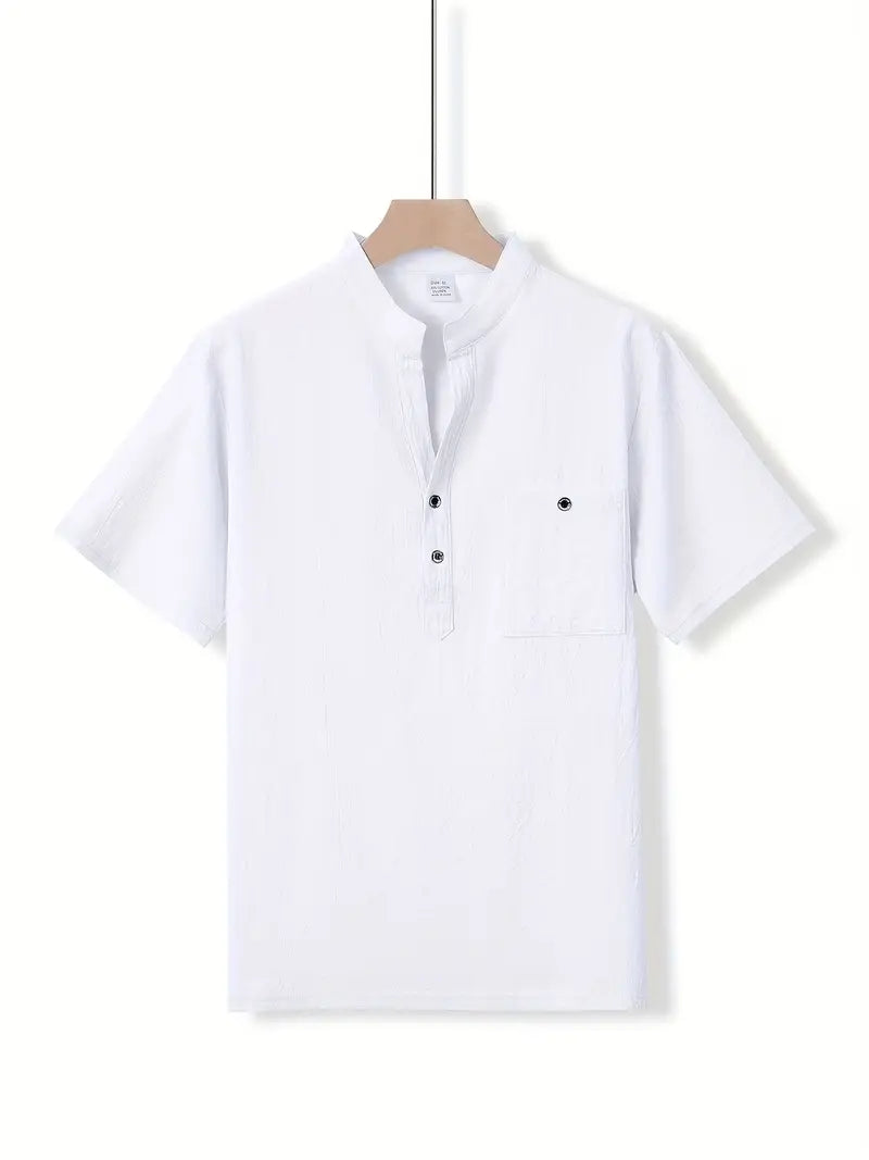 Camisa Summer Valmont — Distinción sin esfuerzo | Azul