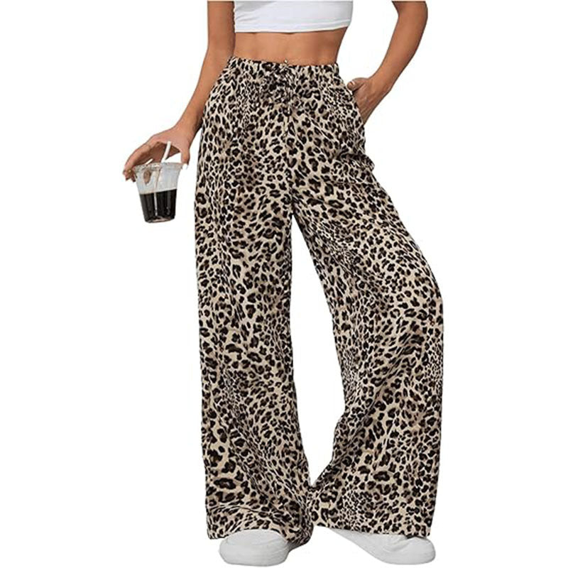 Léopard Valmont — Pantalón Casual Cintura Alta Leopardo | Audacia Felina