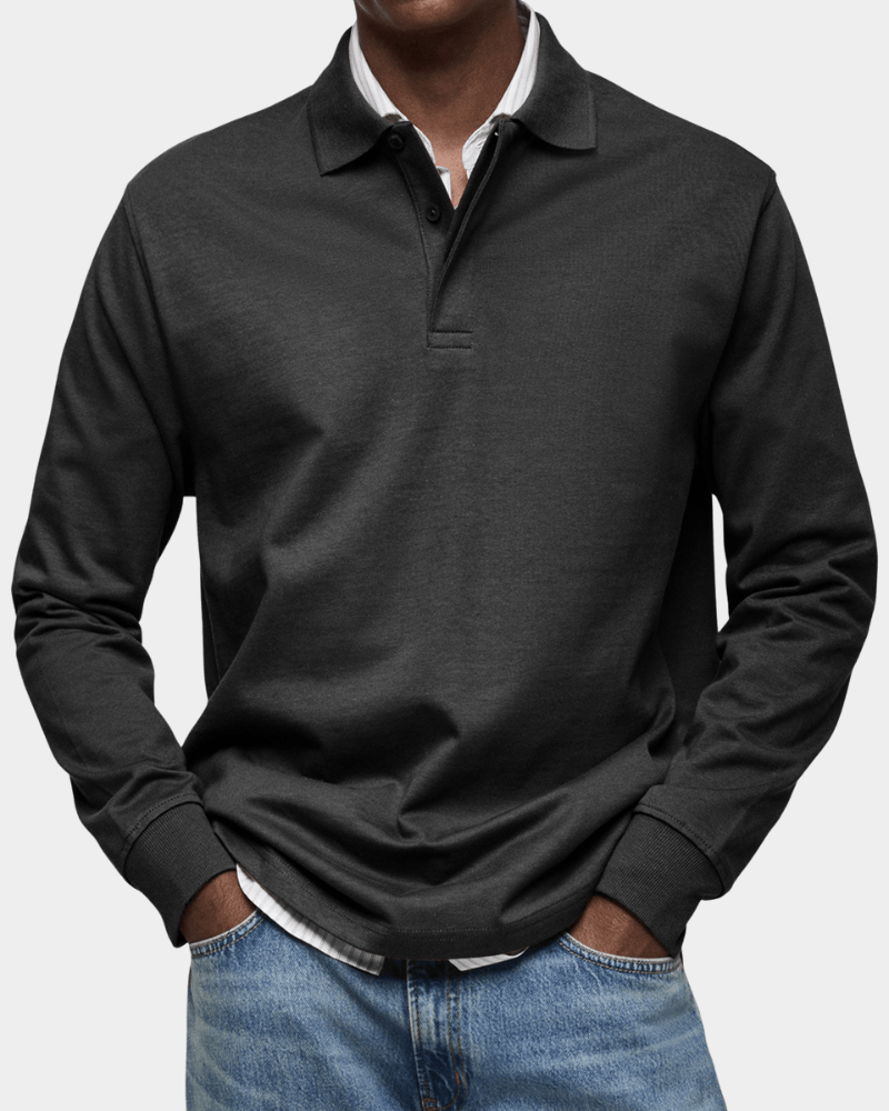 Polo Henri Valmont — Clásico Manga Larga Premium | 10 Colores