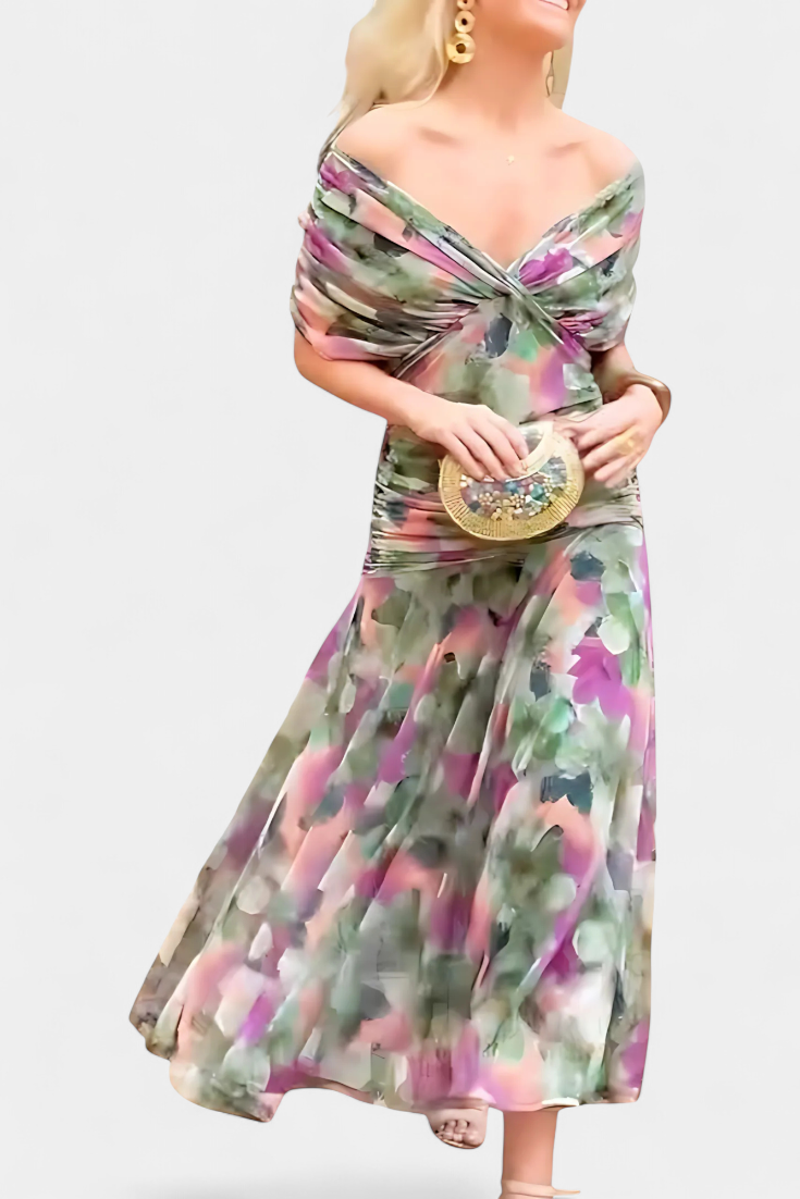 Vestido Maxi Florendra Valmont — Elegancia irresistible | Blanco