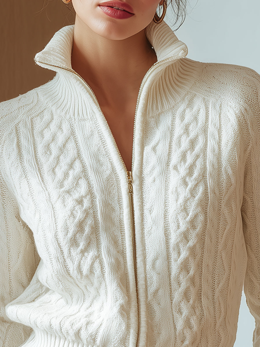 Célestine Valmont — Jersey Punto Suave Cuello Alto | FIN REBAJAS -70%