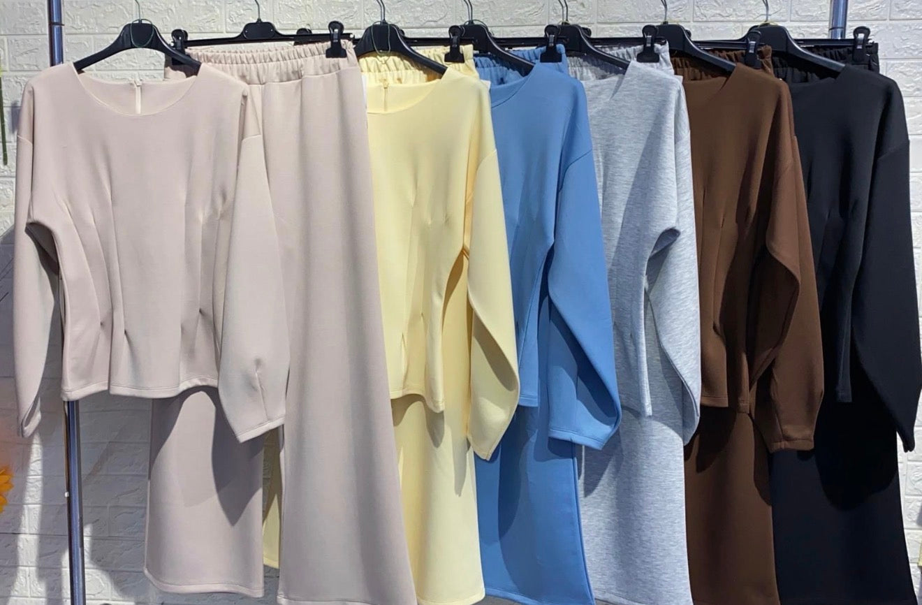 Kiara Zen Valmont — Conjunto Oversize & Wide Leg | Serenidad con Estilo