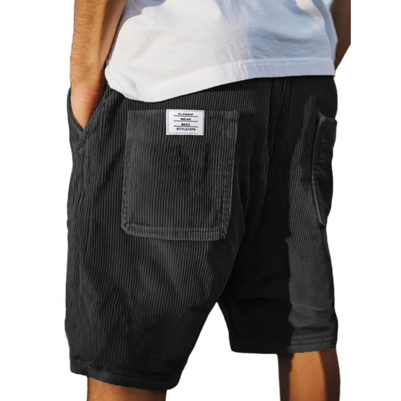 Short Edouard Valmont — Terciopelo Chic | Gris, Kaki, Azul, Verde, Negro y Verde Oscuro
