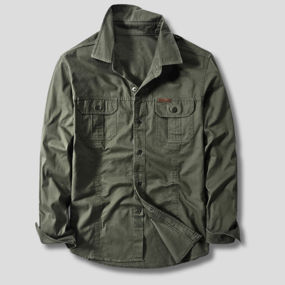 Camisa Cargo Valmont — Distinción sin esfuerzo | Verde