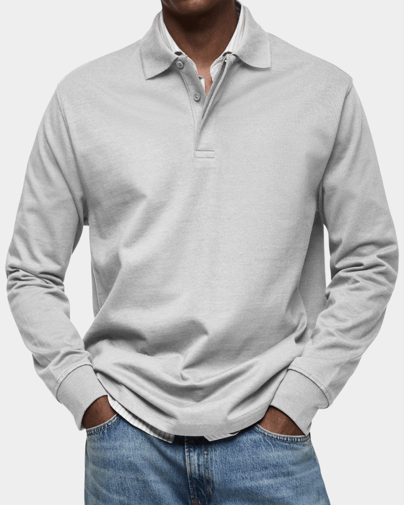 Polo Henri Valmont — Clásico Manga Larga Premium | 10 Colores