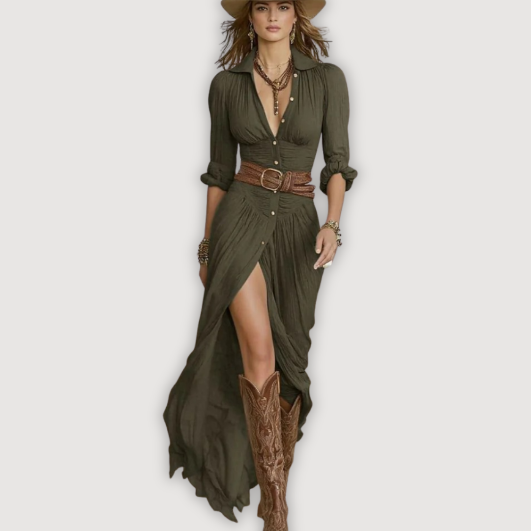 Ida Valmont — Vestido Maxi Boho | Libertad 2026
